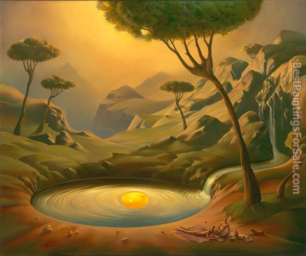 Vladimir Kush Breakfast on the Lake
